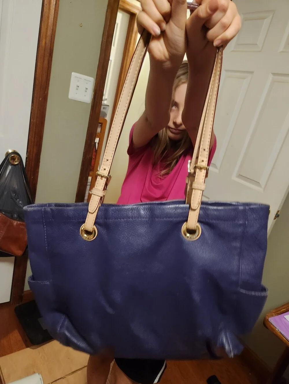 Mikchael Kors Purple JetSet Fair